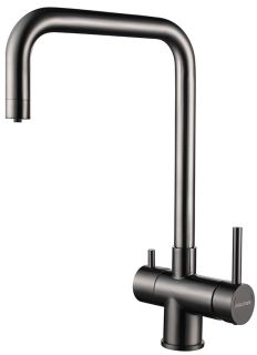 Смеситель для кухни Paulmark Wetter We213030-GM воронёная сталь